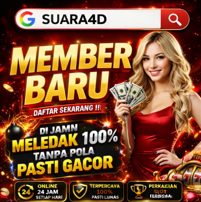 SUARA4D : Situs Slot Gacor Pilihan Pemain SLot Online Jamin Gampang Maxwin Hari Ini